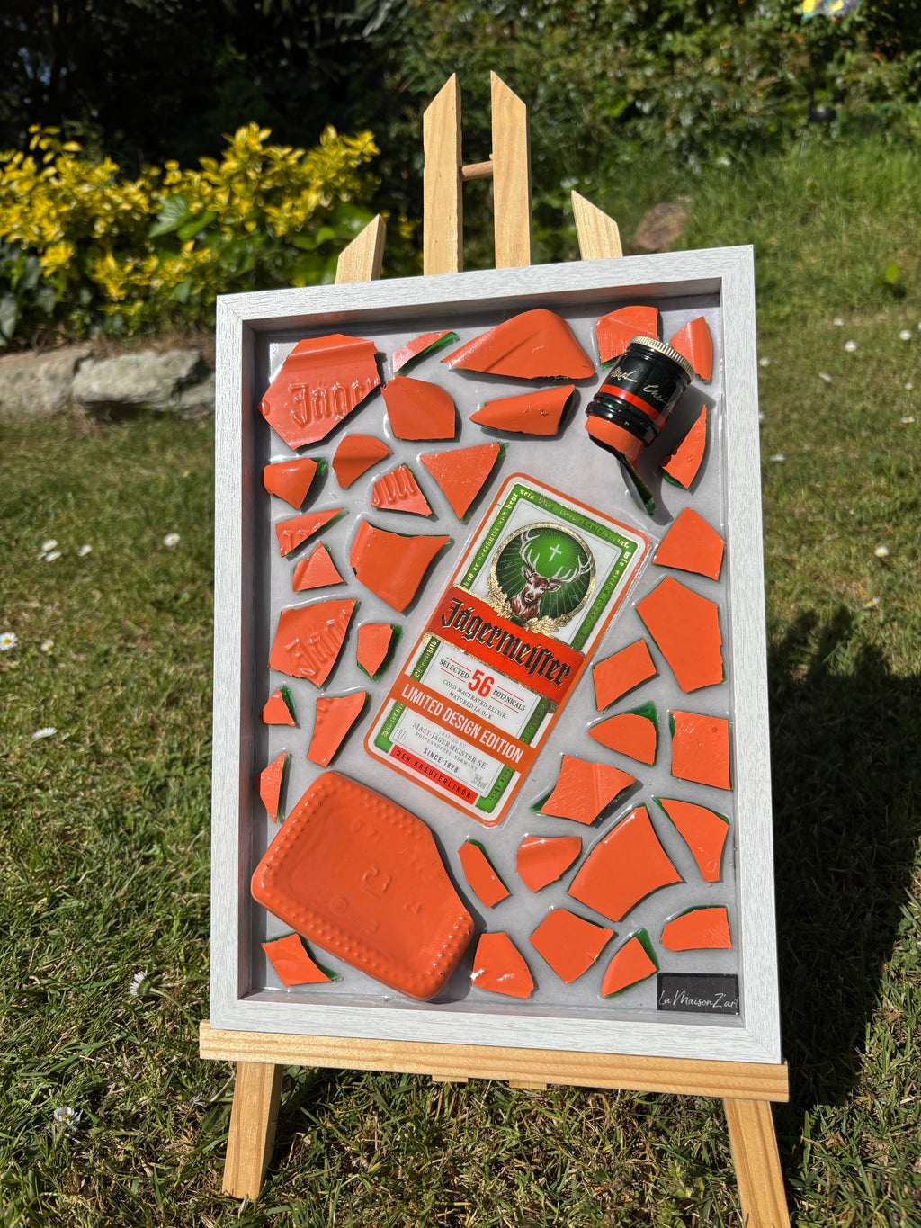Cadre Jägermeister édition limitée – pièce unique artisanale