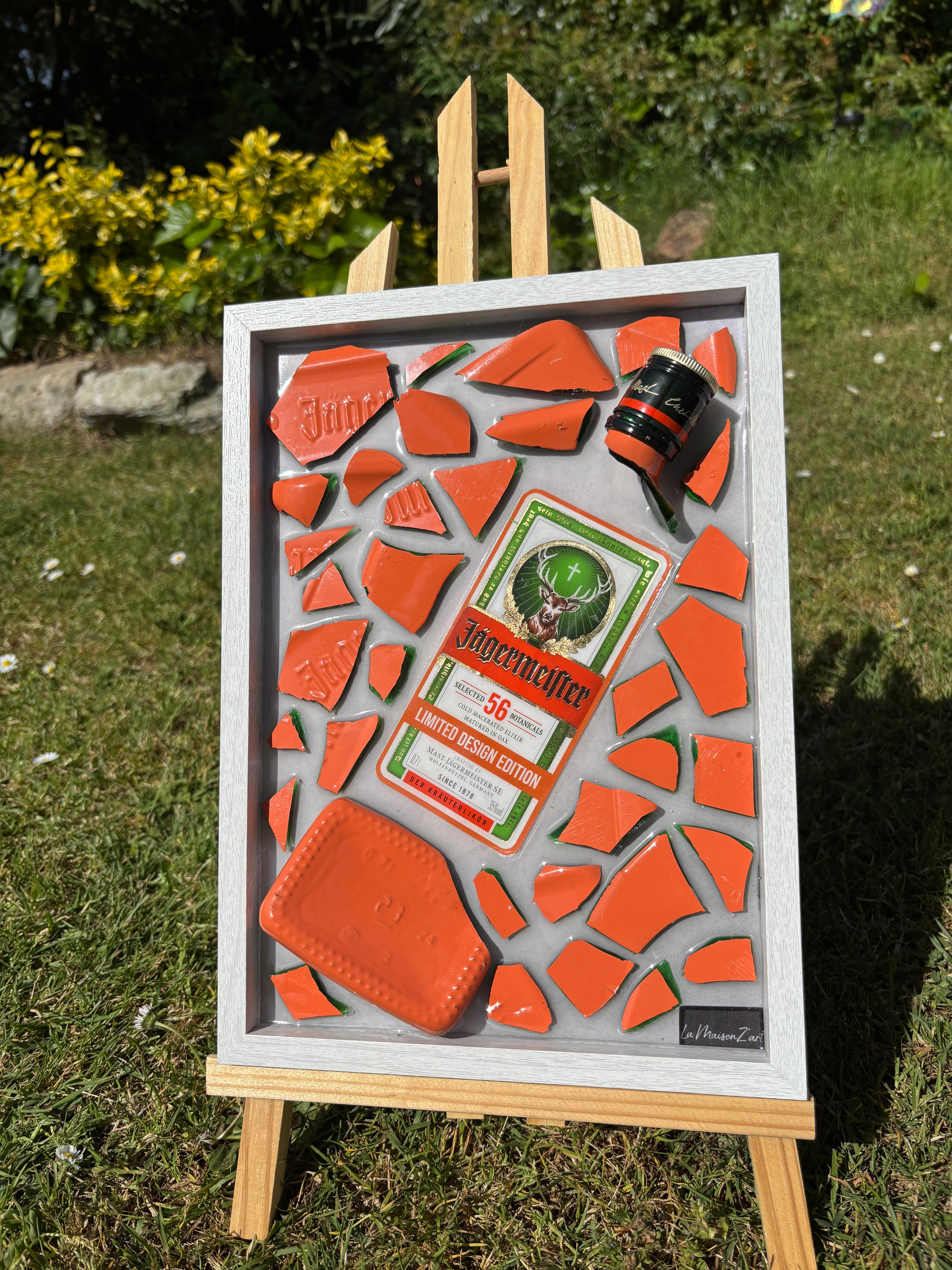 Cadre Jägermeister édition limitée – pièce unique artisanale