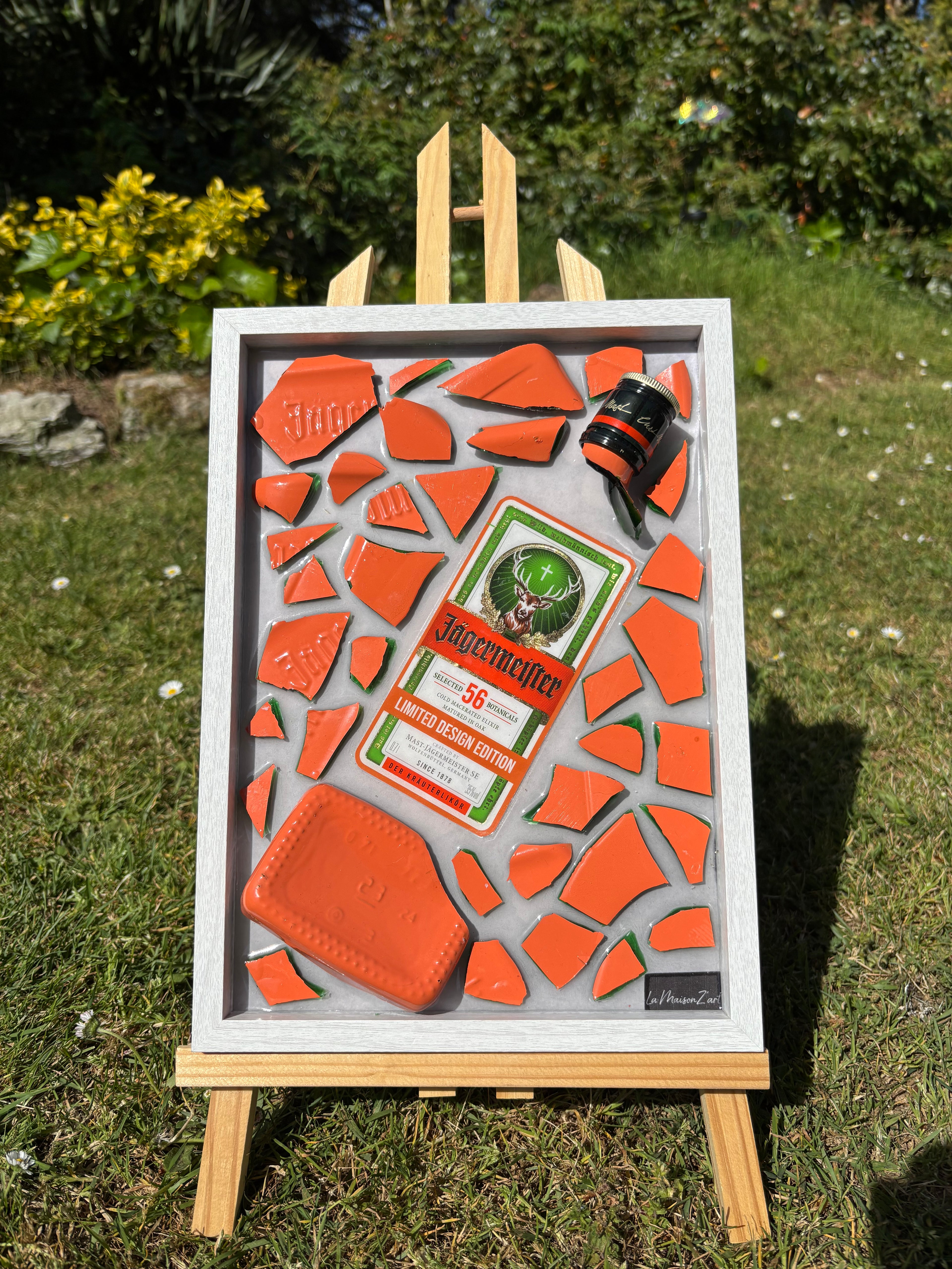 Cadre Jägermeister édition limitée – pièce unique artisanale