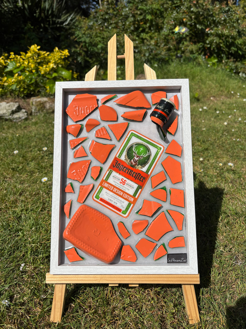 Cadre Jägermeister édition limitée – pièce unique artisanale