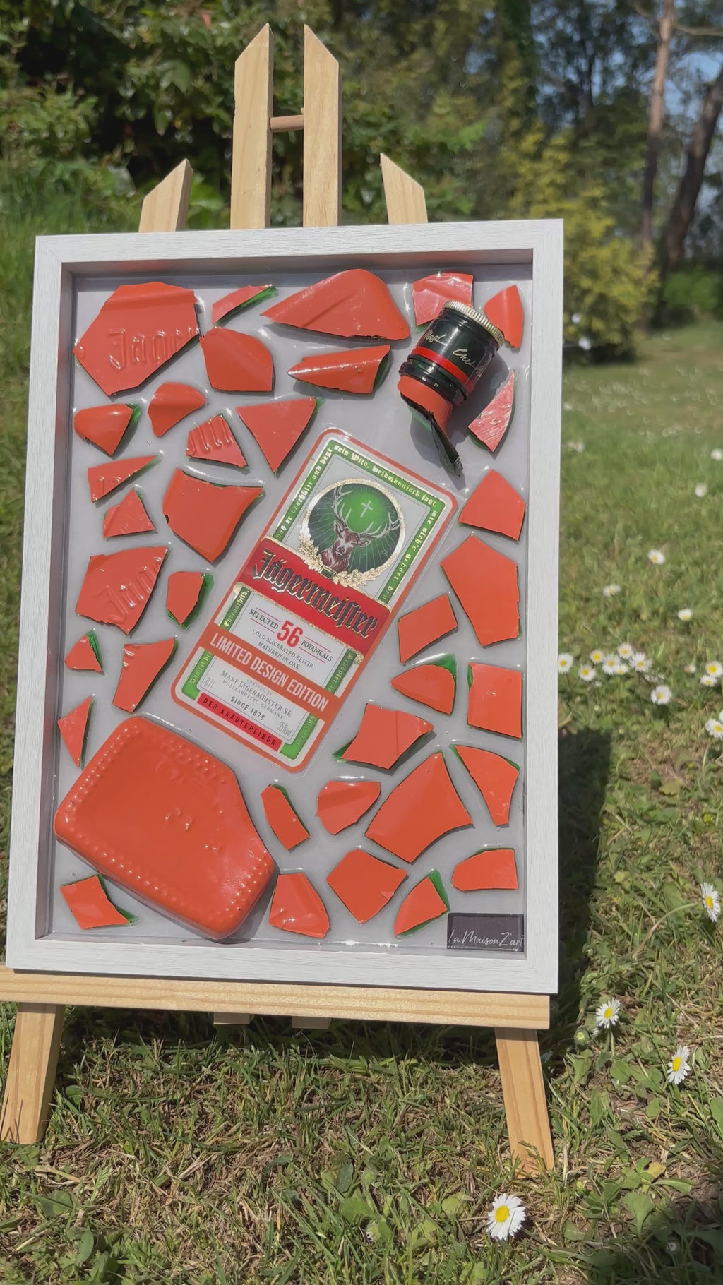Cadre Jägermeister édition limitée – pièce unique artisanale